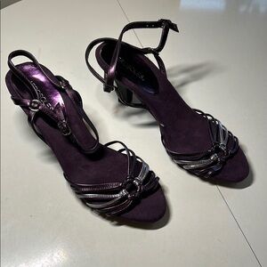 Aerosoles Women's Purple Strappy Heels